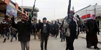  Al-Qaida supporters' Victory March in Fallujah 4 January 