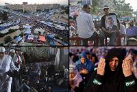  Morsi supporters at the Rabaa sit-in in late July and early August 