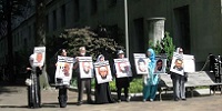  protesting outside ICNA Convocation Atlanta GA 