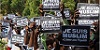  Somali protesters chant slogans holding placard 