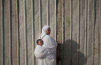   Fatma and her son Hisou  