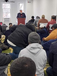  Juma salat at masjid Jamaat al-Muslimeen 